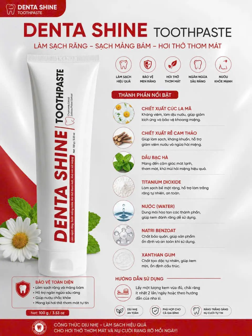 Kem đánh răng Denta Shine của ANC